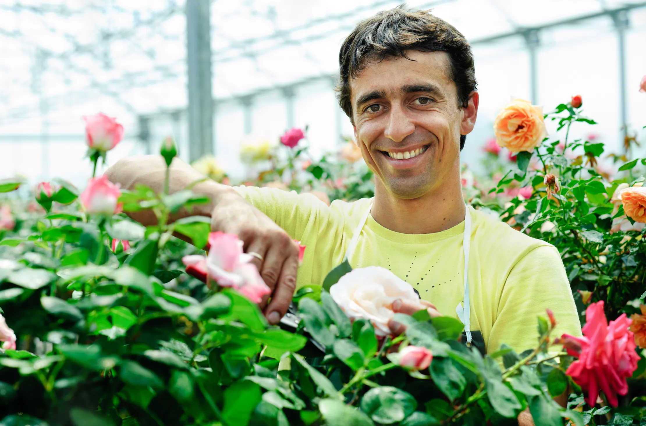 Werknemer tuinbouw