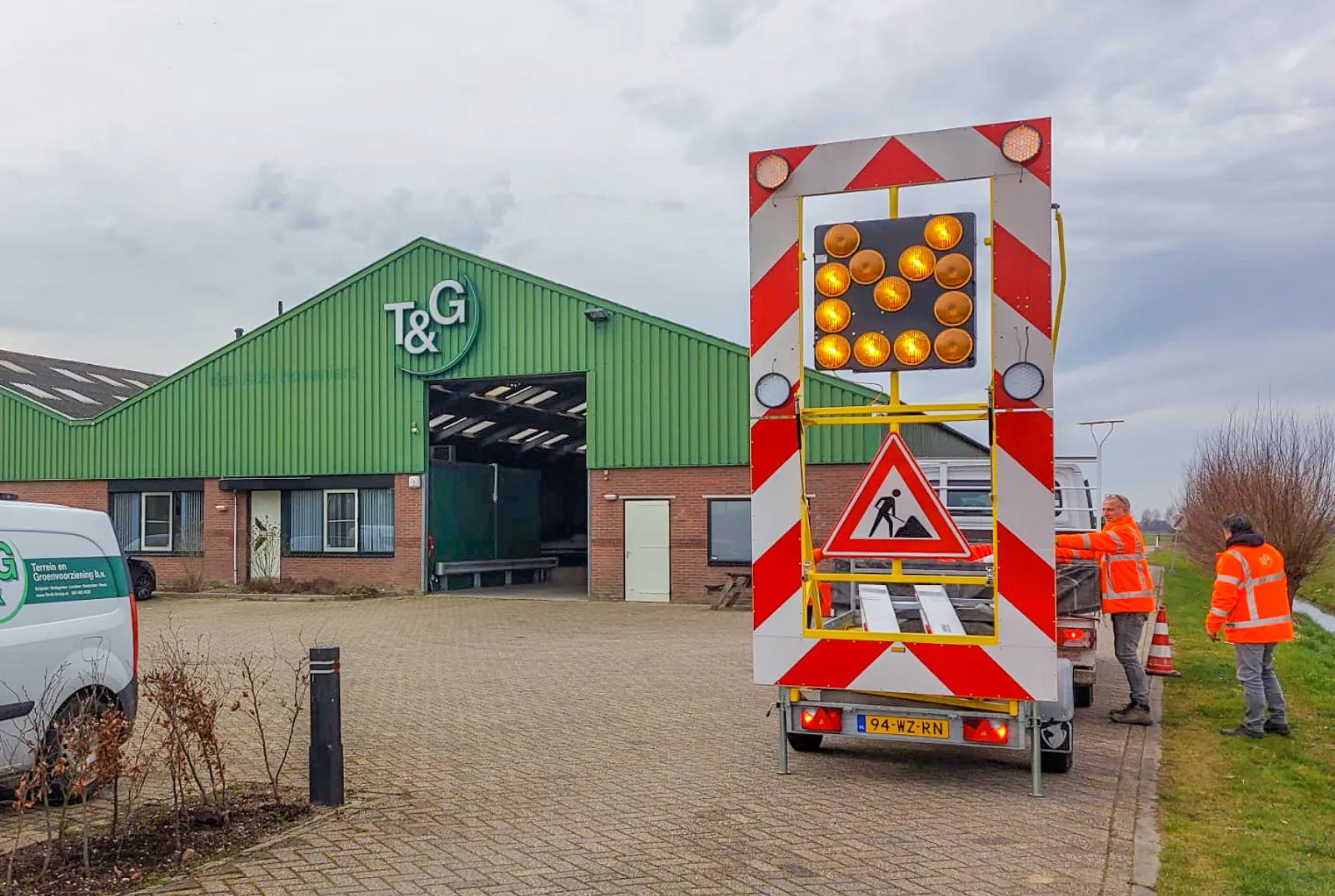 Training veilig werken langs de weg